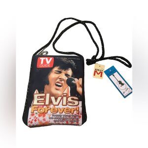 “Elvis Forever" TV GUIDE Purse 2003 TV Guide 8x6". A great gift for Elvis fans.